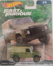 Land Rover Defender 110 Green Fast and Furious Hot Wheels 2/5 CB19