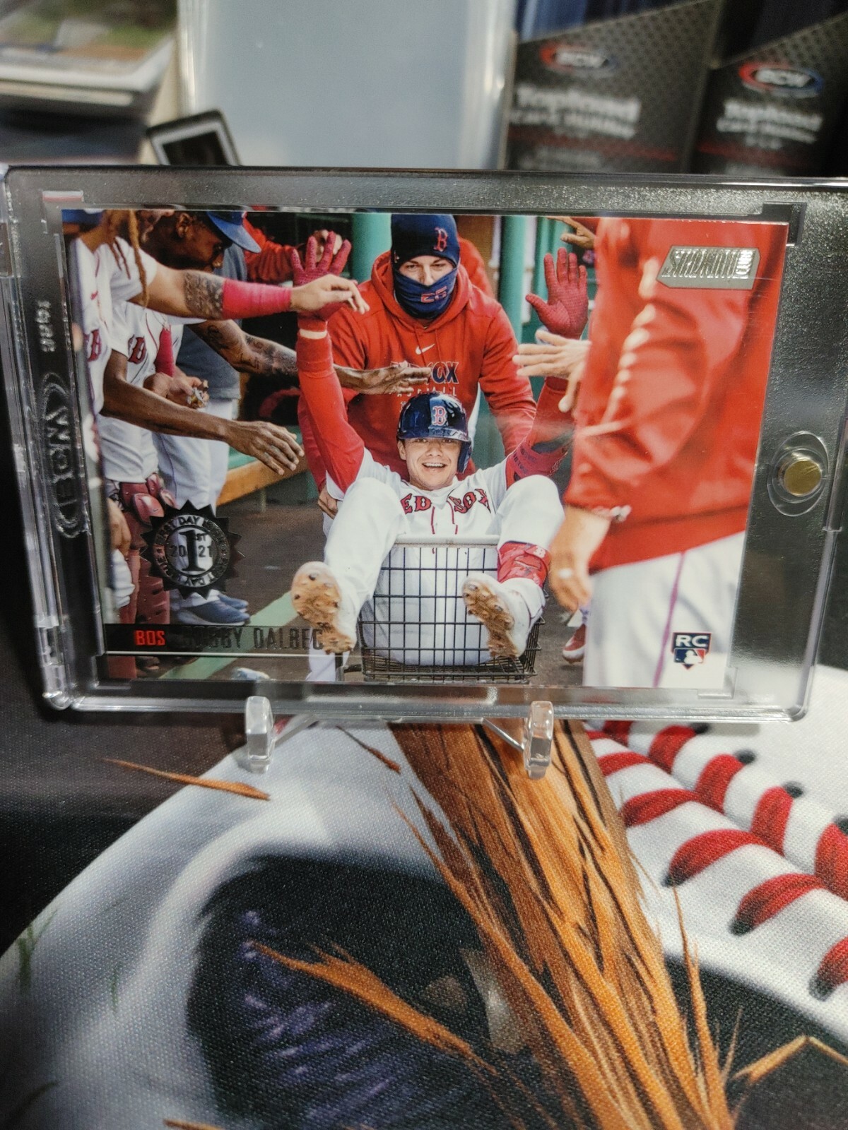 Bobby Dalbec 2021 Stadium Club first Day Issue/10 rookie 1st day Boston Red Sox