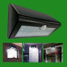 1x 38 LED Solar PIR Motion Sensor Rechargeable Outdoor Waterproof Security Light