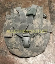 USGI Army MOLLE ACU Digital 1QT CANTEEN POUCH Utility Cover 1 Quart CIF DEFECT
