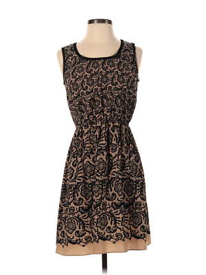 rodarte brown dress RODARTE Size 8 Gold Black Polyamide Blend 3/4 Sleeves Dress Top – Sui  Generis Designer Consignment main image 0