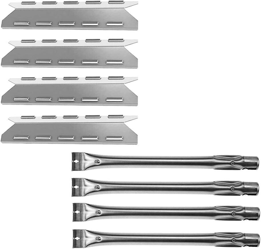 BBQ Grill Heat Shield Plates & Burner Tubes Replacement Kit For Kenmore Grills-715907
