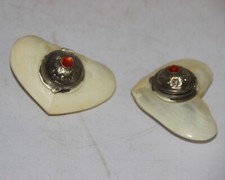 Vintage Heart Shape Pearl Shell Decorative  & Collectible 