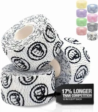 WOD Nation Weightlifting Hook Grip Tape -24 Pack Sticky Comfortable & Stretch...