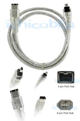 Cavo Firewire IEEE1394 6 Pin A 4 Pin - 1.5 M, Per Fotocamere Digitali DV - Foto 8