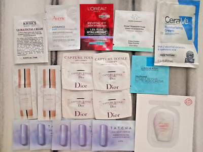 x18 Moisturizer Serum Cream Lot, Dior, Tatcha, L'oreal, La-Roche Posay etc