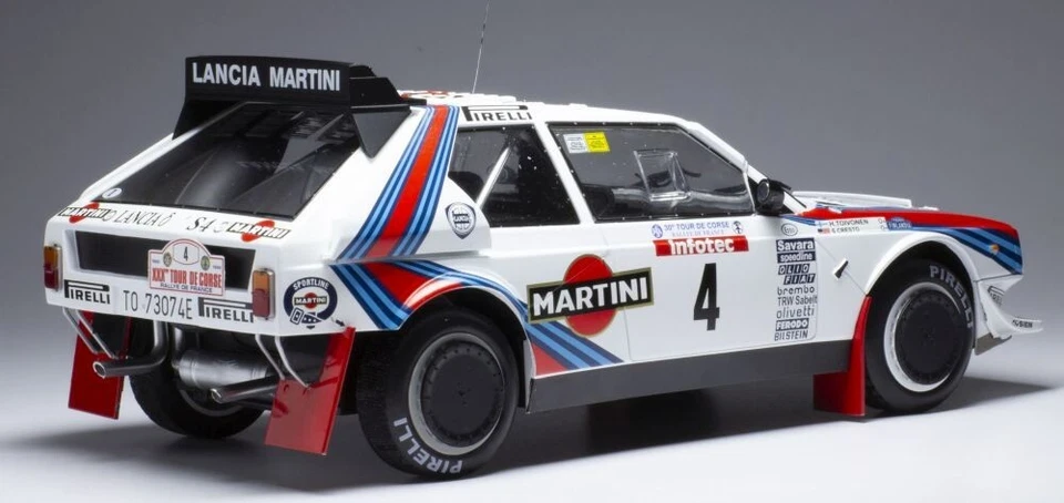 Model car Lancia Delta S4 Toivonen Tour De Corse Rally 1986 IXO 18RMC083B 1:18th - Image 2 of 4