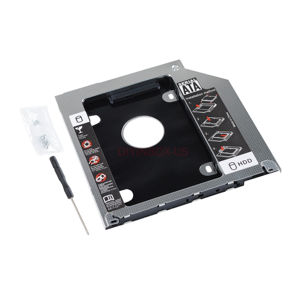 2nd HDD SSD Hard Drive Caddy for MacBook Pro 2009 2010 2011 2012