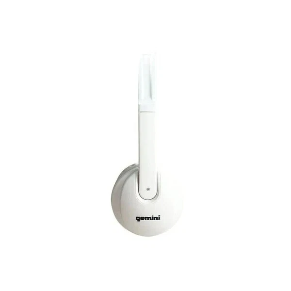 Auriculares DJ Gemini DJX-200W con sonido premium y comodidad, blancos Foto 3 de 4
