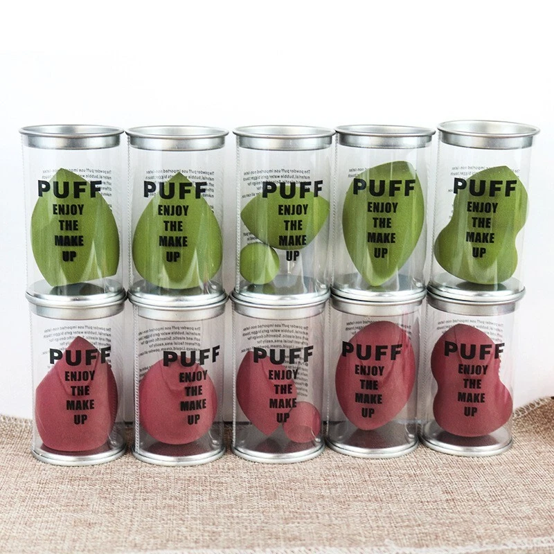 Juego de esponja de belleza licuadora de maquillaje de 6 piezas - multicolor Foto 3 de 3