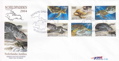 Netherlands - Dutch Antilles FDC Issue 2004 (365) Turtles