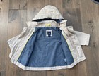 EUC Baby Gap Unisex Fall Beige Double Breasted Tench Cost 6-12M Detachable Hood — photo 4