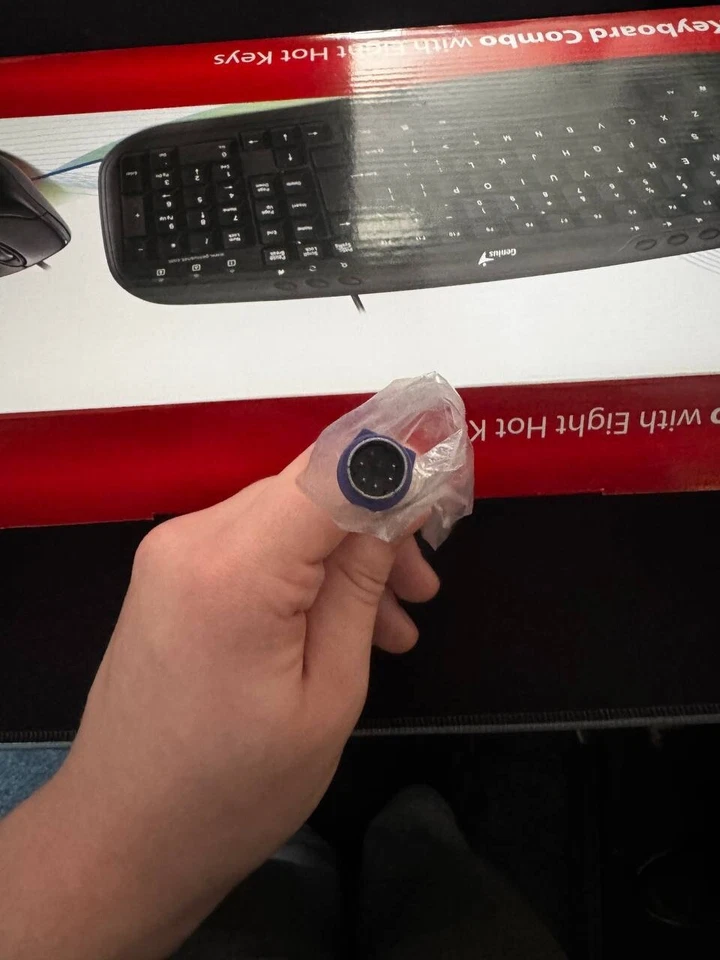 Genius KM-200 PS2 Keyboard and mouse set (PS/2 Not USB.) - BNIB - Fast Delivery! - Image 3 of 3