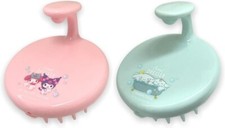 Sanrio Hair Shampoo Brush Soft Silicone Scalp Massager Bath Beauty Hair Tools