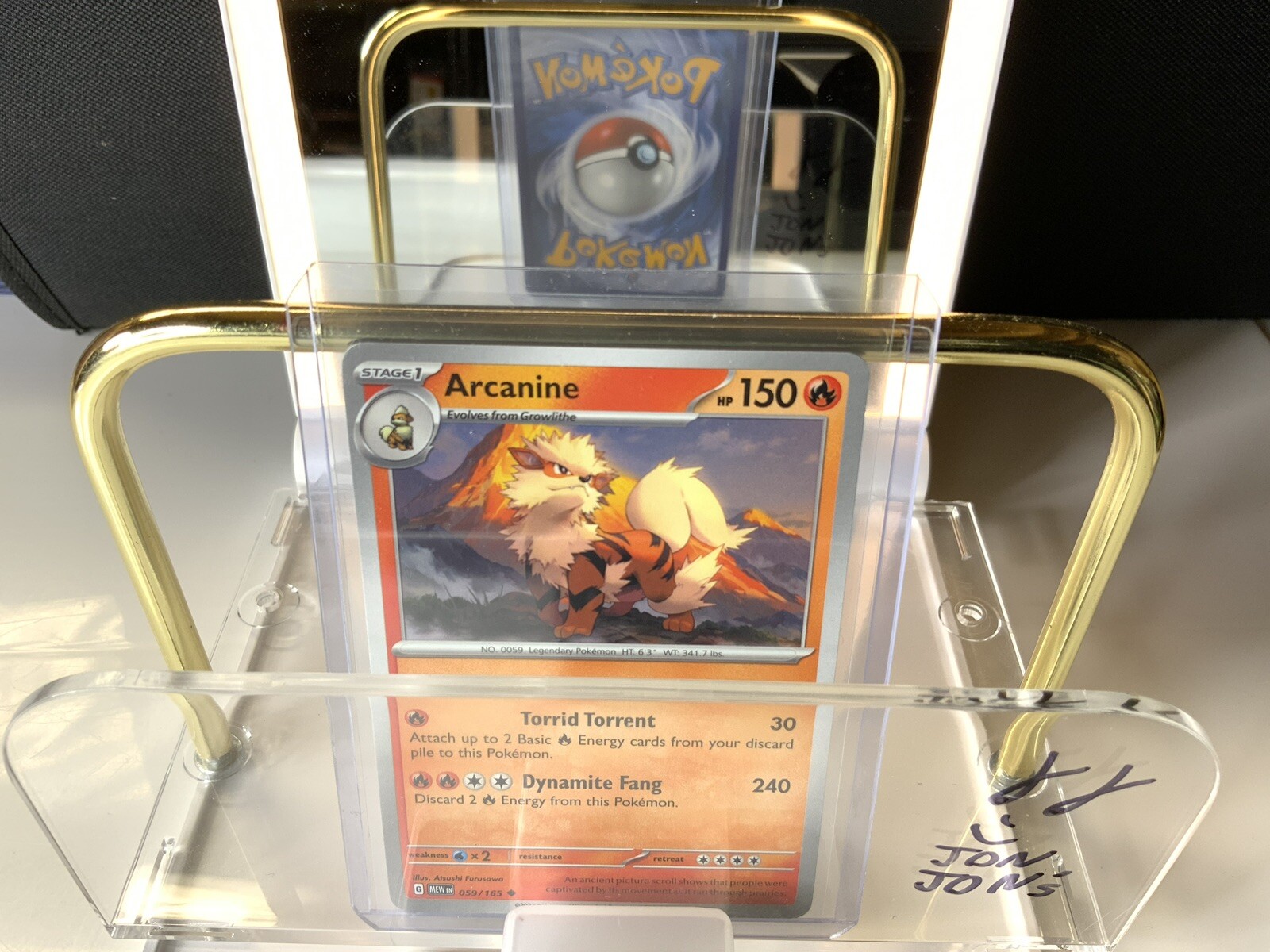 Pokemon Arcanine (59/207) 151 NM
