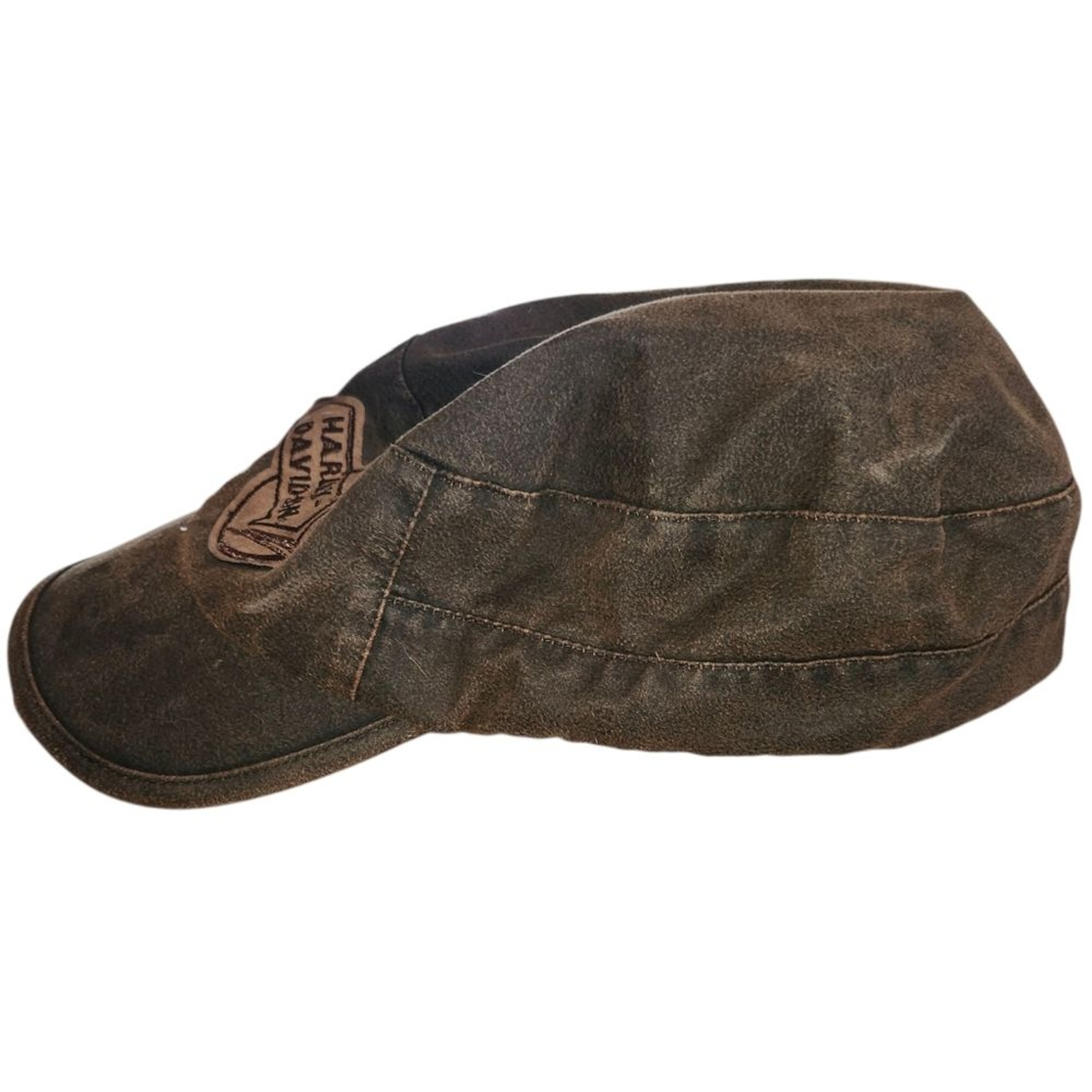Harley-Davidson Brown Logo Patch Painter Cap Sz. … - image 7