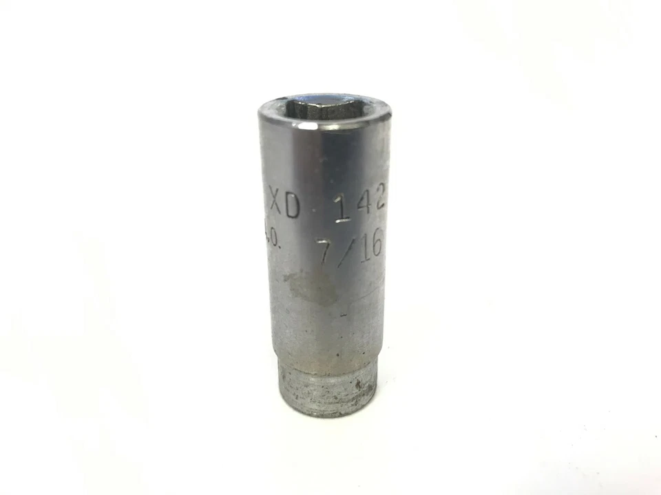 Mac Tools 7/16" Twelve Point Deep Well Socket 3/8" Drive # XD 142 - Image 2 of 3