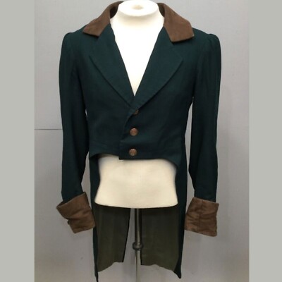 New Early 19th Century British dark green Wool Tail Coat