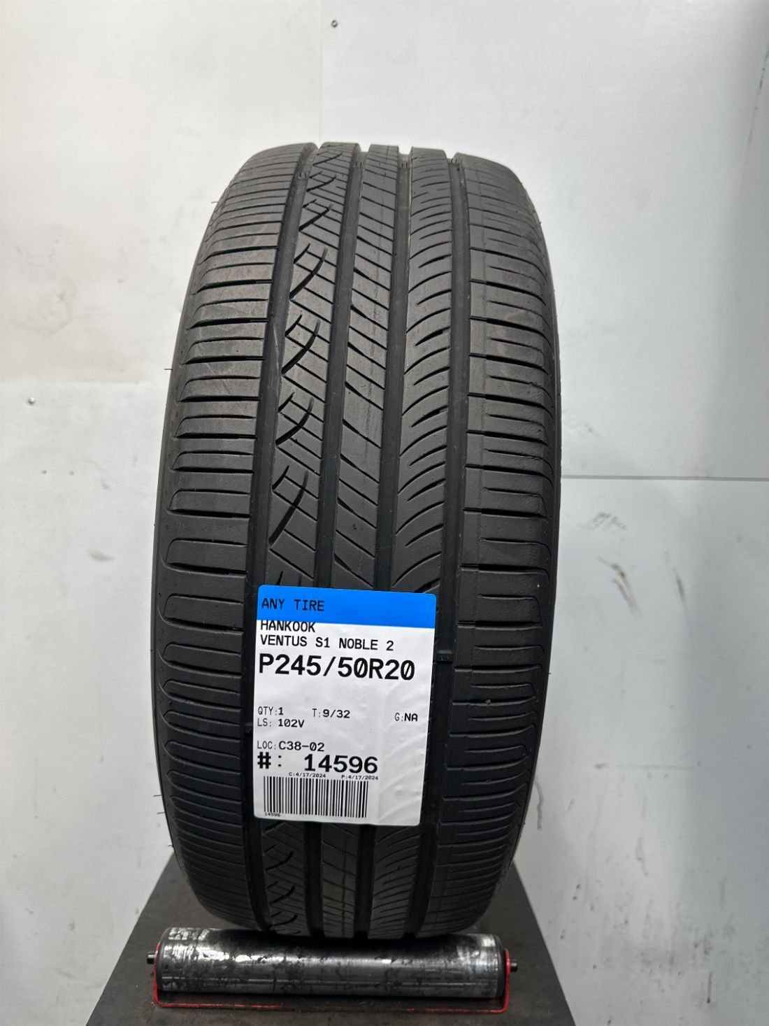 1 Hankook Ventus S1 Noble 2 Used Tire P245/50R20 2455020 245/50/20 9/32 ...