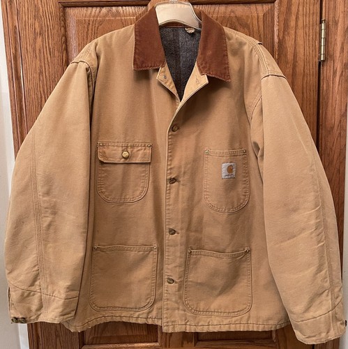 Vintage Carhartt Detroit jacket Blanket 