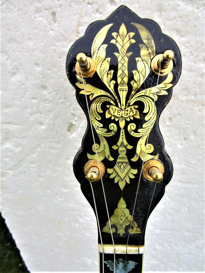 VEGA ARTIST TENOR BANJO, 1926, TUBAPHONE TONE RING. FANCY INLAYS ...