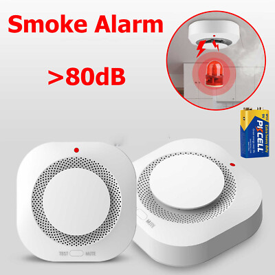 2er Set Rauchmelder Feuermelder WLAN Smart Tuya Brandmelder 80dB 10 Jahres Life