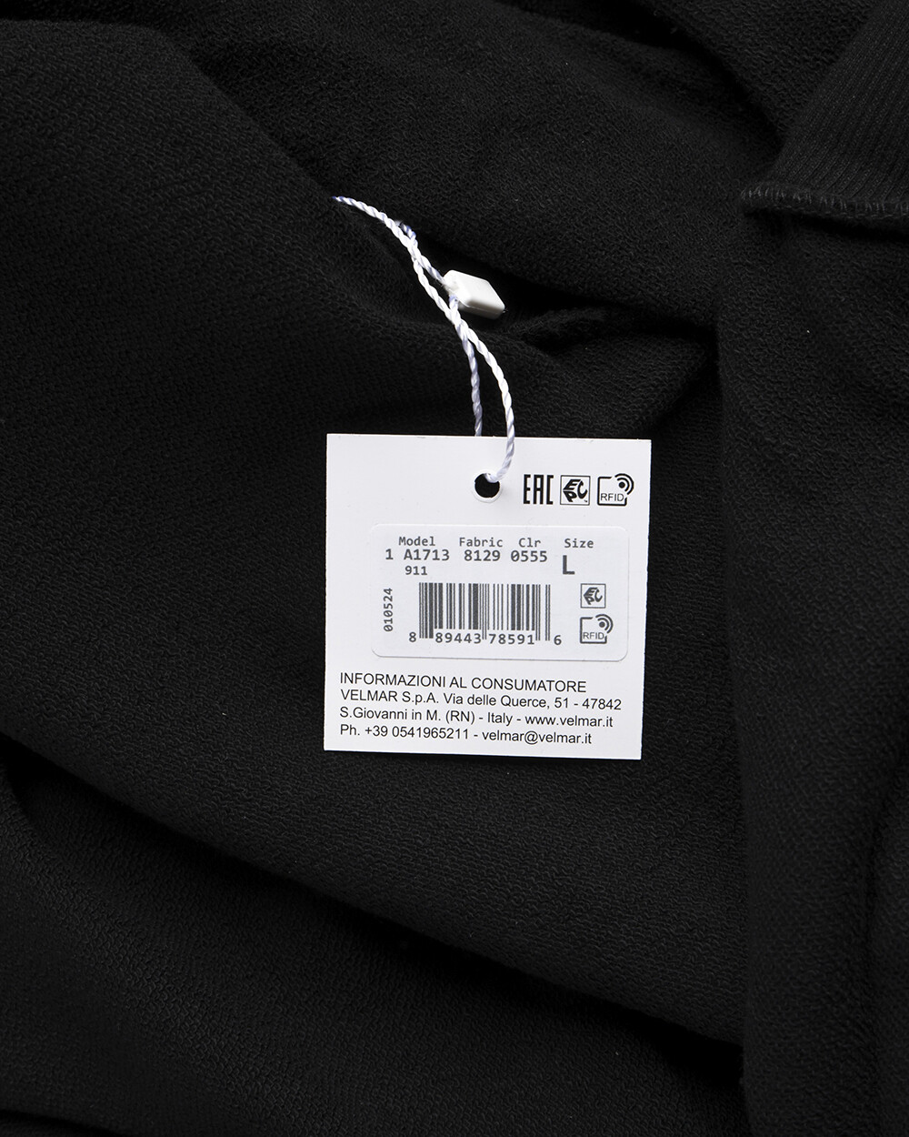 Moschino Underwear Sweatshirt Hoodie Man Black A1713 8129 555 Sz S MAKE OFFER image 2