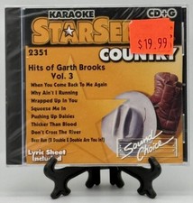 Hits of Garth Brooks Vol. 3 by Sound Choice StarSeries 2351 Karaoke CD G New