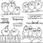 Humorous, Birds And Sentiments Craft Stamp And Die. Cards UK Seller. 🇬🇧