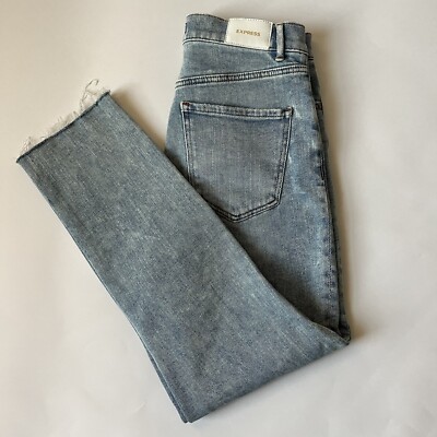 express Mom Jeans Super High Rise Distressed Sz NWOT
