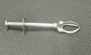 Vintage Sugar Cube Mechanical Tongs Triplex Push Button