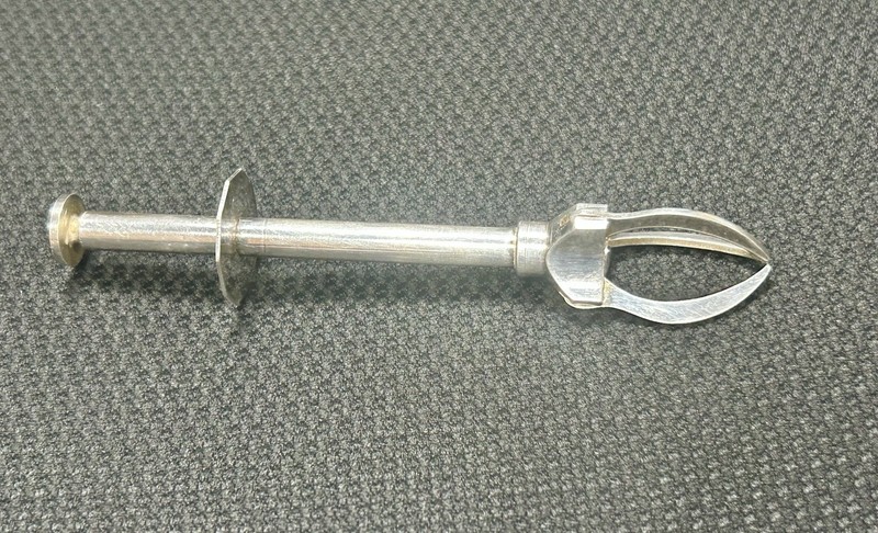 Vintage Sugar Cube Mechanical Tongs Triplex Push Button