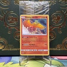 Shining Ho-Oh SM70 Promo Holo Pokemon TCG Card 130 HP Inglese Sigillato