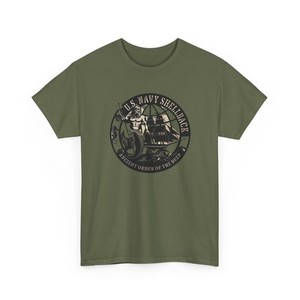 U.S. Navy Shellback Printed T-Shirt Veteran Military Collectible Golden Equator
