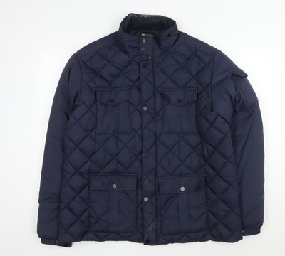 ERIC HATTON Herren Steppjacke blau Größe 56