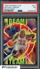 1995 Stadium Club Beam Team #B14 Michael Jordan Chicago Bulls HOF PSA 7
