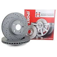 Zimmermann Sport Bremsscheiben Satz FüR Toyota GT 86 Ø 277Mm Gelocht Vorne