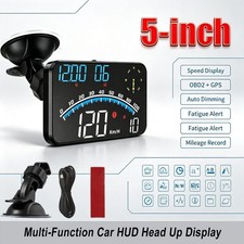 Universal Digital Gps Speedometer Car Hud Head Up Display Mph Overspeed Alarm