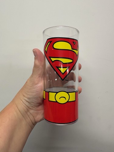 Silver Buffalo DC Comics Superman Justice League 10 fl oz Glass Tumbler