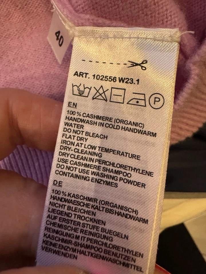 Repeat Cashmere Pink Jumper Size 40 (14/16) Cost £290 - Image 3 of 4