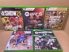 Lot Of 5 Microsoft Xbox Series X Used Games- UFC5, MLB TheShow25, GTA5, MADDEN26