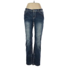 Paris Blues Vintage Jeans Flared Leg Whiskering Fade Size 7 jr.