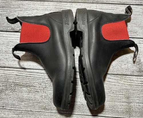 Blundstone 508 Unisex Negro Rojo Botas Chelsea Reino Unido 7.5 Hombres EE. UU. 8.5 Mujeres EE. UU. 10.5 - Imagen 5 de 9