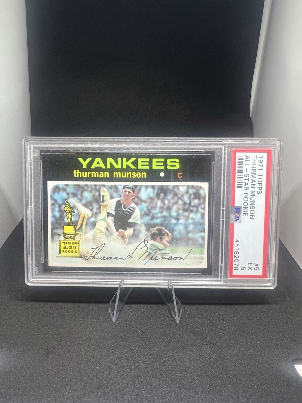 1971 Topps - Thurman Munson #5 PSA 5