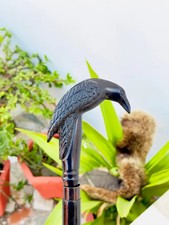 Victorian RAVEN Handcrafted Walking Stick Cane, Raven Crow Handle walking stick