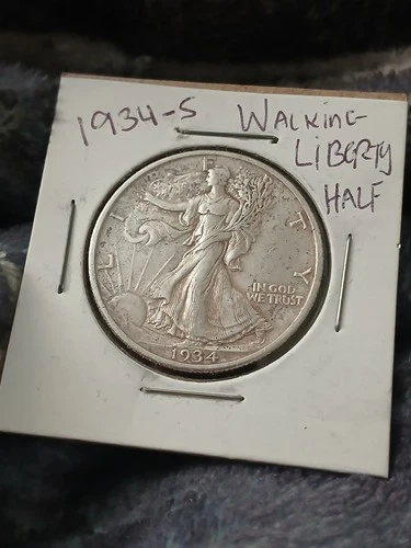 1934 S Walking Liberty Half Dollar Key XF