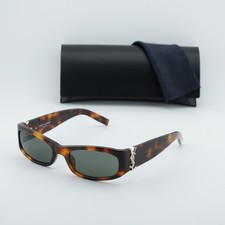 Saint Laurent SL M152 003 Havana/Grey 55-19-135 Sunglasses New Authentic