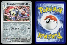 Escavalier 060/086 Black Bolt Reverse Holo Pokemon Card NM