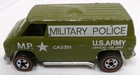 Vintage Redlines Hot Wheels Green Army Military Police Loose Van 1974 Hong Kong
