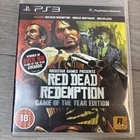 Red Dead Redemption-  Game Of The Year Edition -PlayStation 3 + Manual & Map